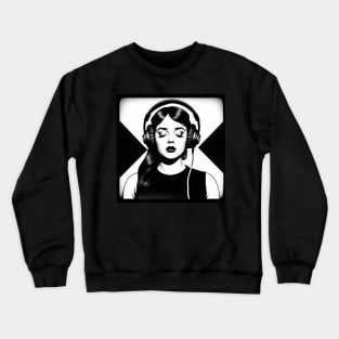 Plugged by Music Genius Art Crewneck Sweatshirt